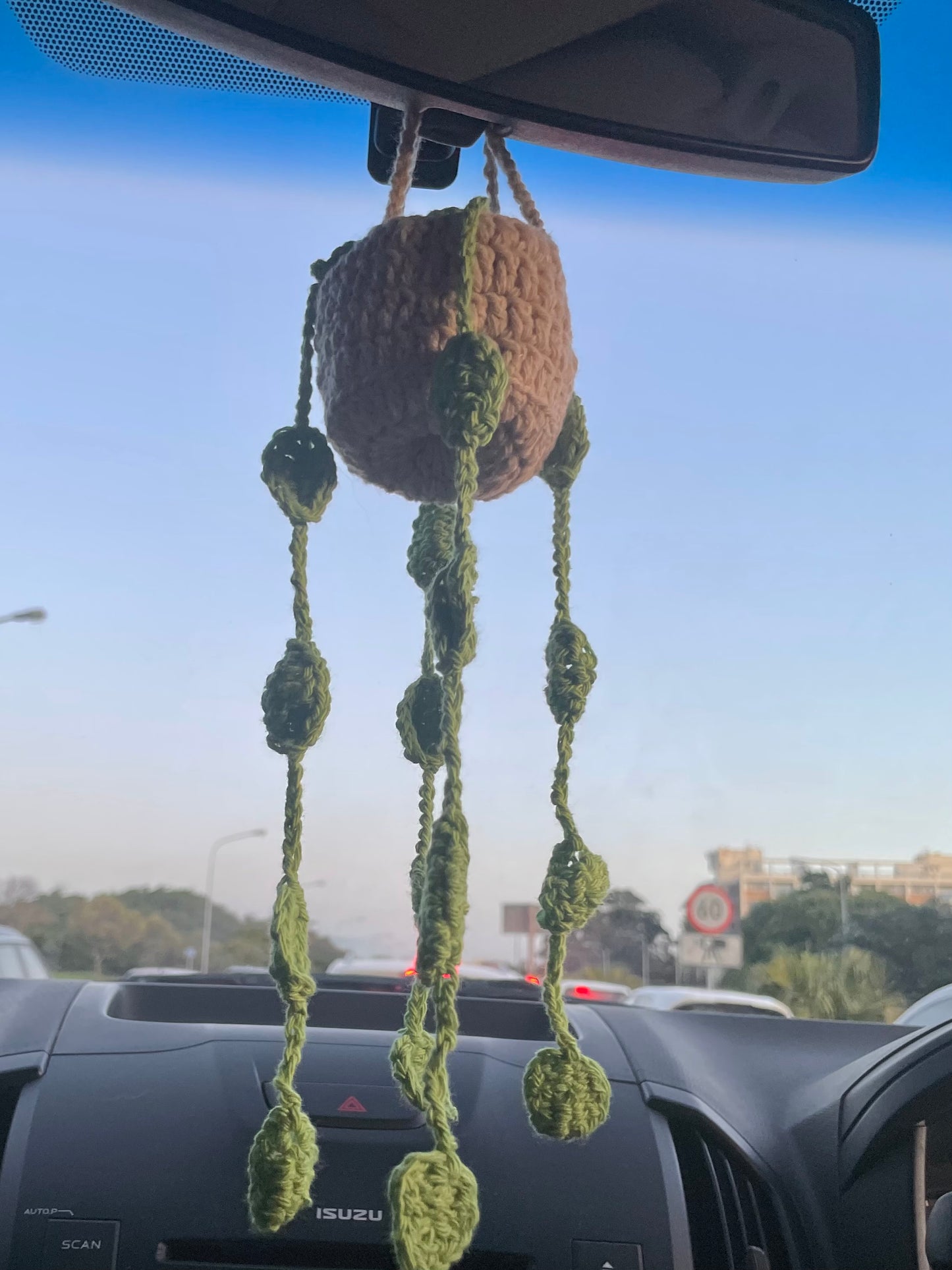 Beige Pot Plant Danglies