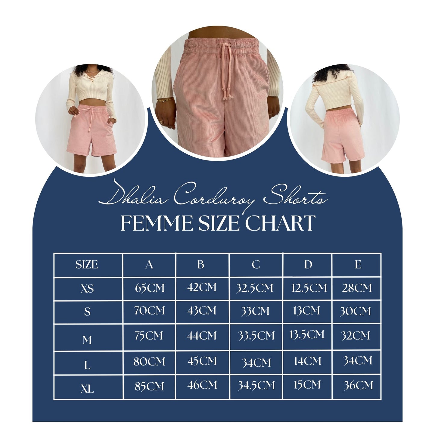 Dhalia Corduroy Shorts